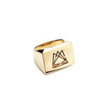 HEDRON SIGNET RING