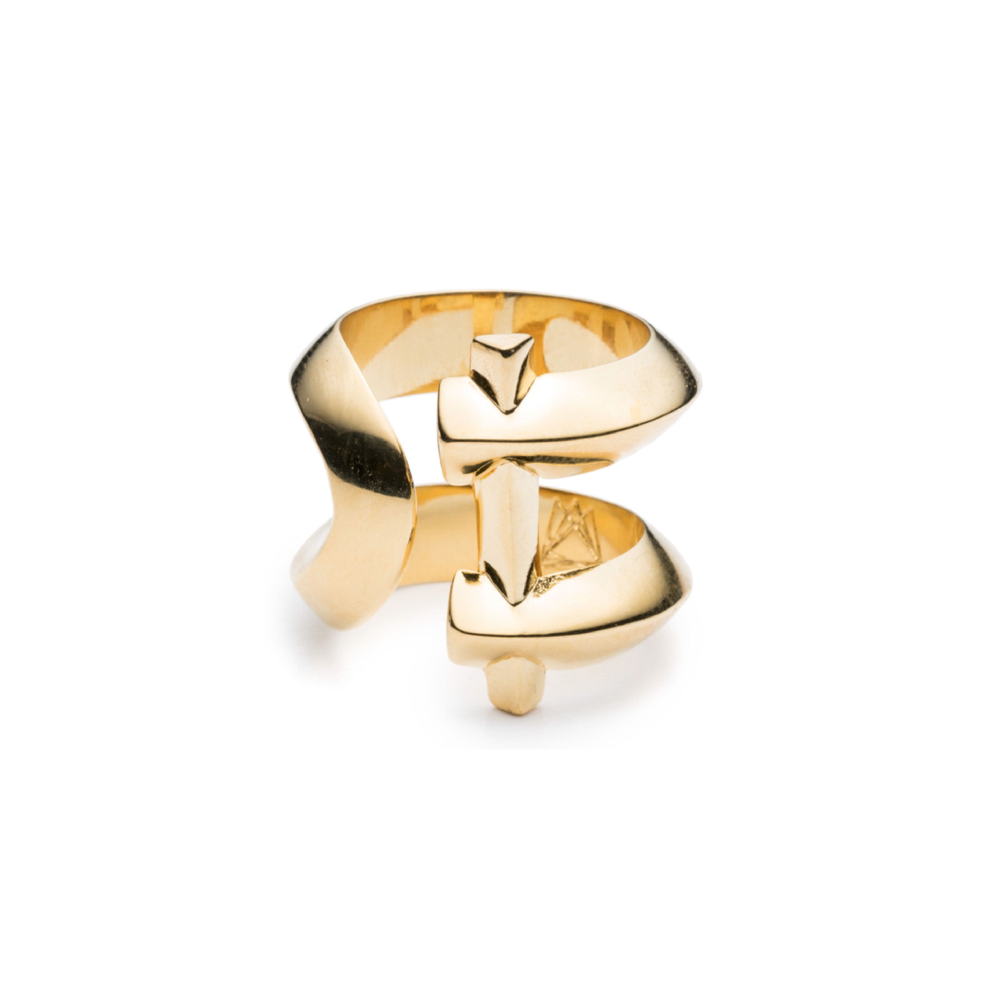 MARCY RING - 18K GOLD PLATED BRASS