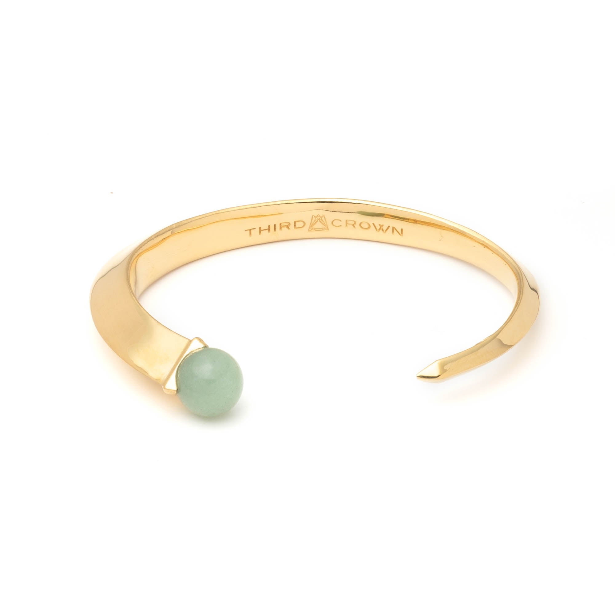 BIZOTE CUFF GREEN AVENTURINE