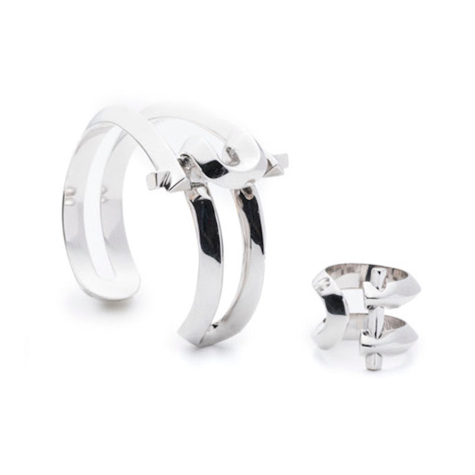 MARCY SMALL CUFF & RING #POWEROFTHEPAIR SET