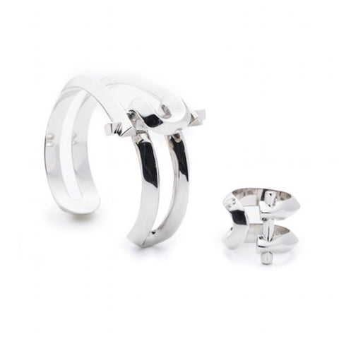 MARCY SMALL CUFF & RING #POWEROFTHEPAIR SET